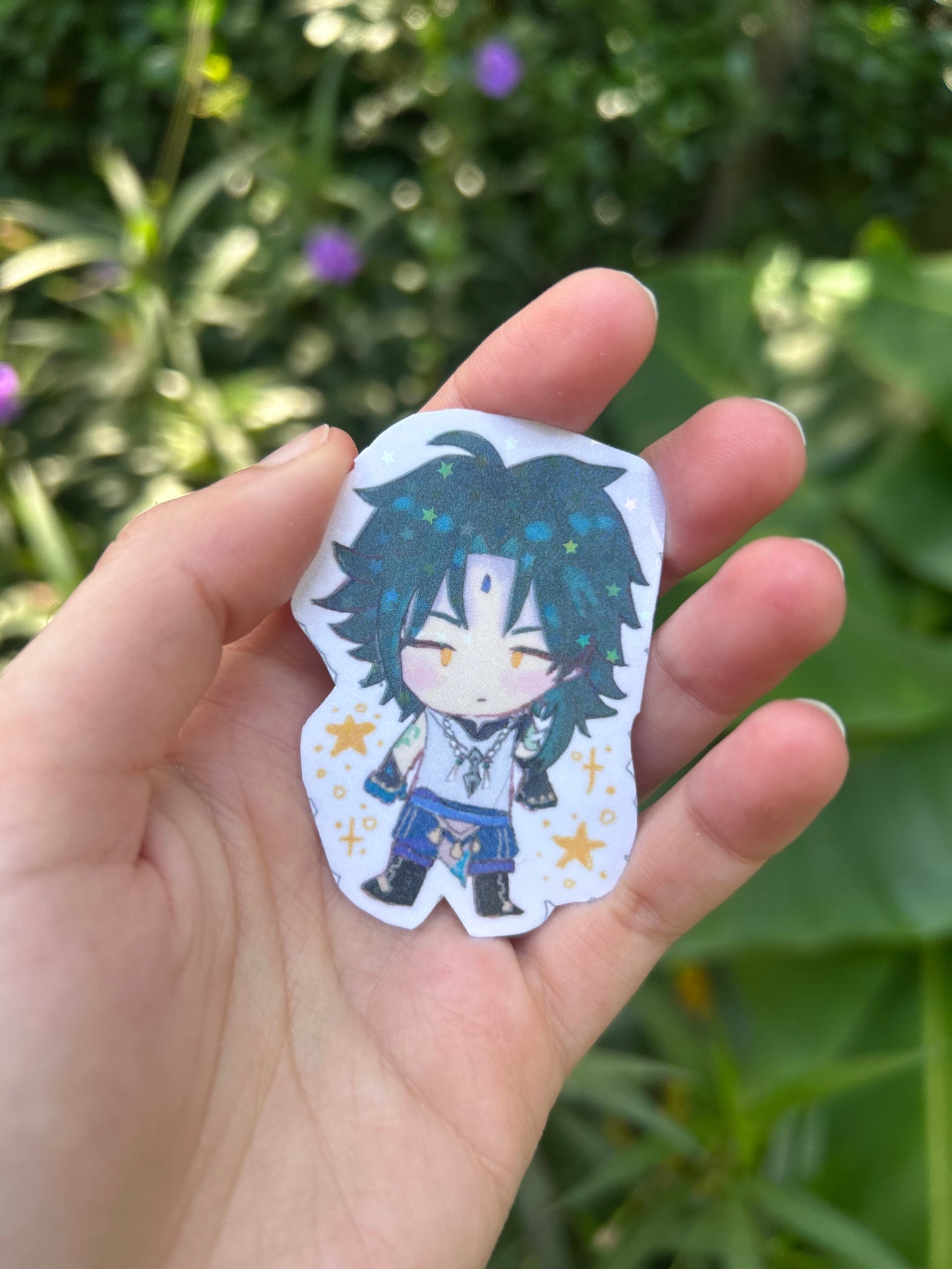 Holographic Genshin Impact Vinyl Sticker