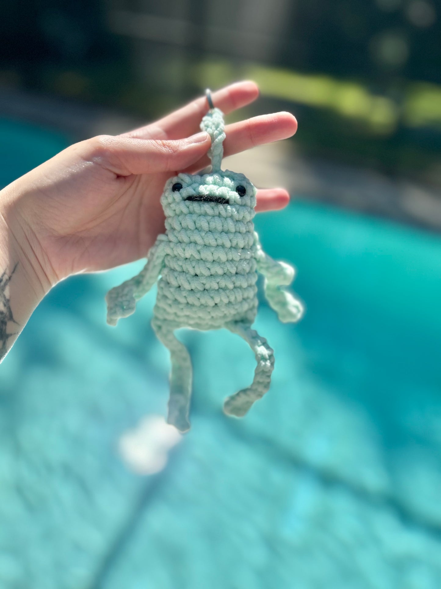 Leggy Frog Keychain