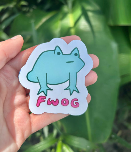 Fwog Sticker