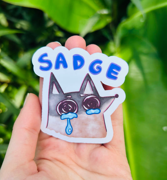 Sadge Sticker
