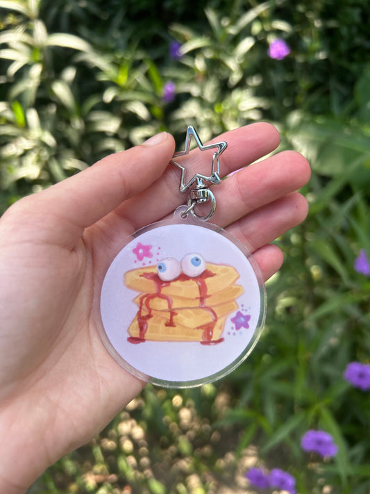 I See You Waffles Keychain