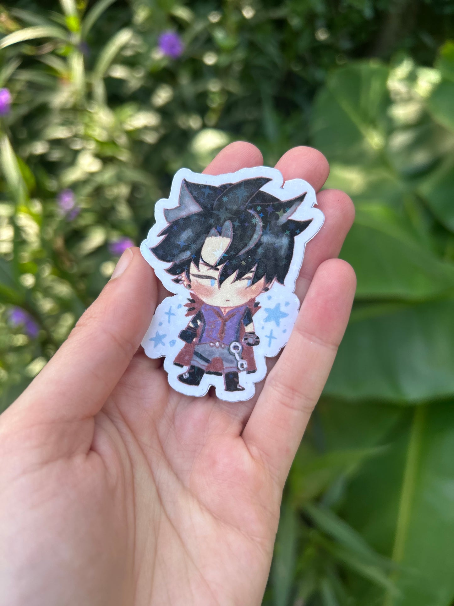 Holographic Genshin Impact Vinyl Sticker