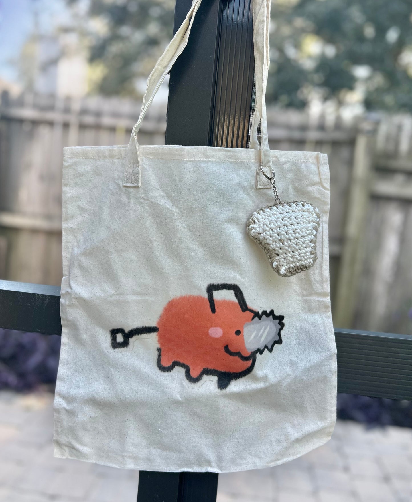 Chainsaw Man Pochita Tote Bag