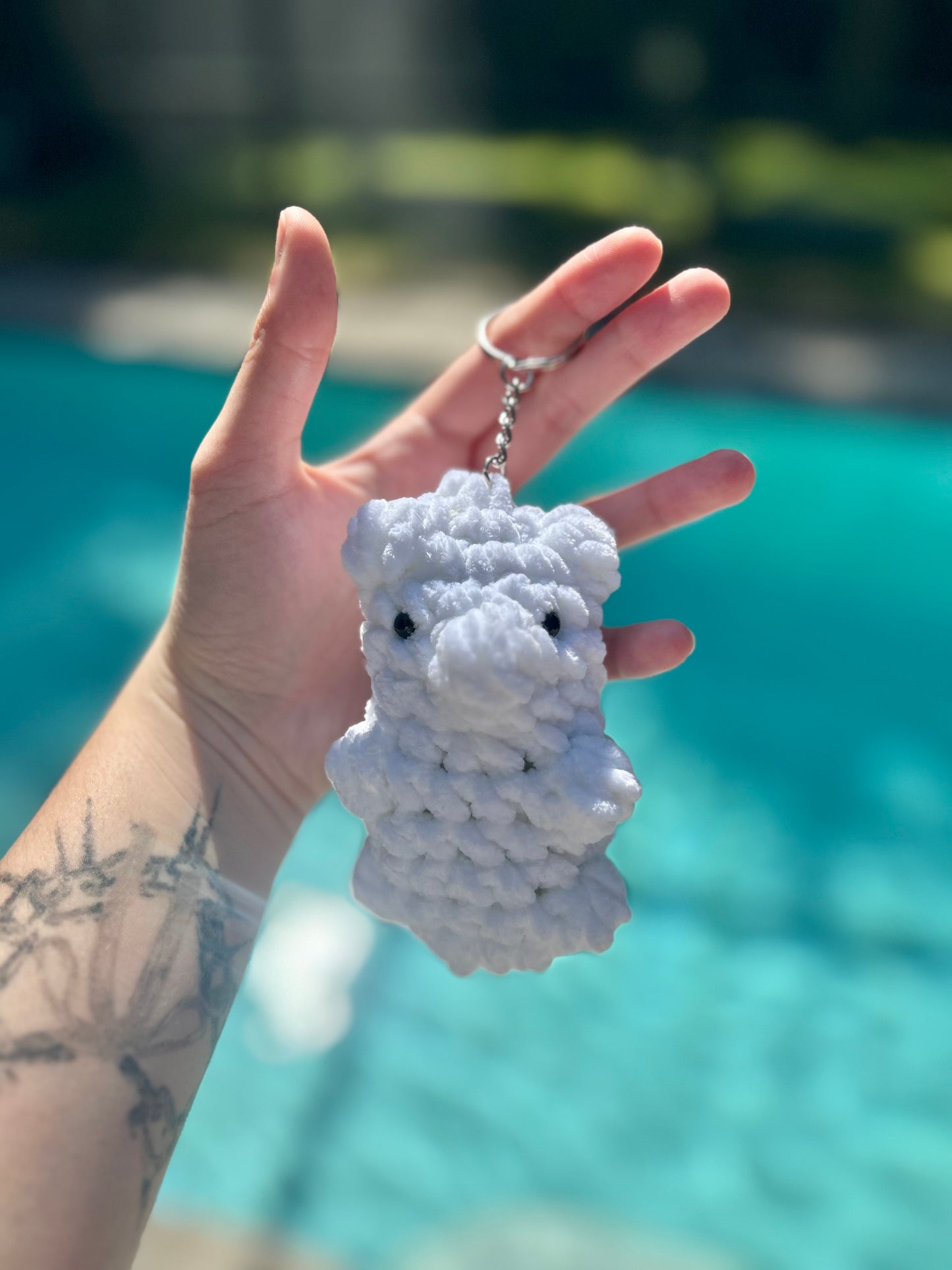 Gummy Bear Crochet Keychain