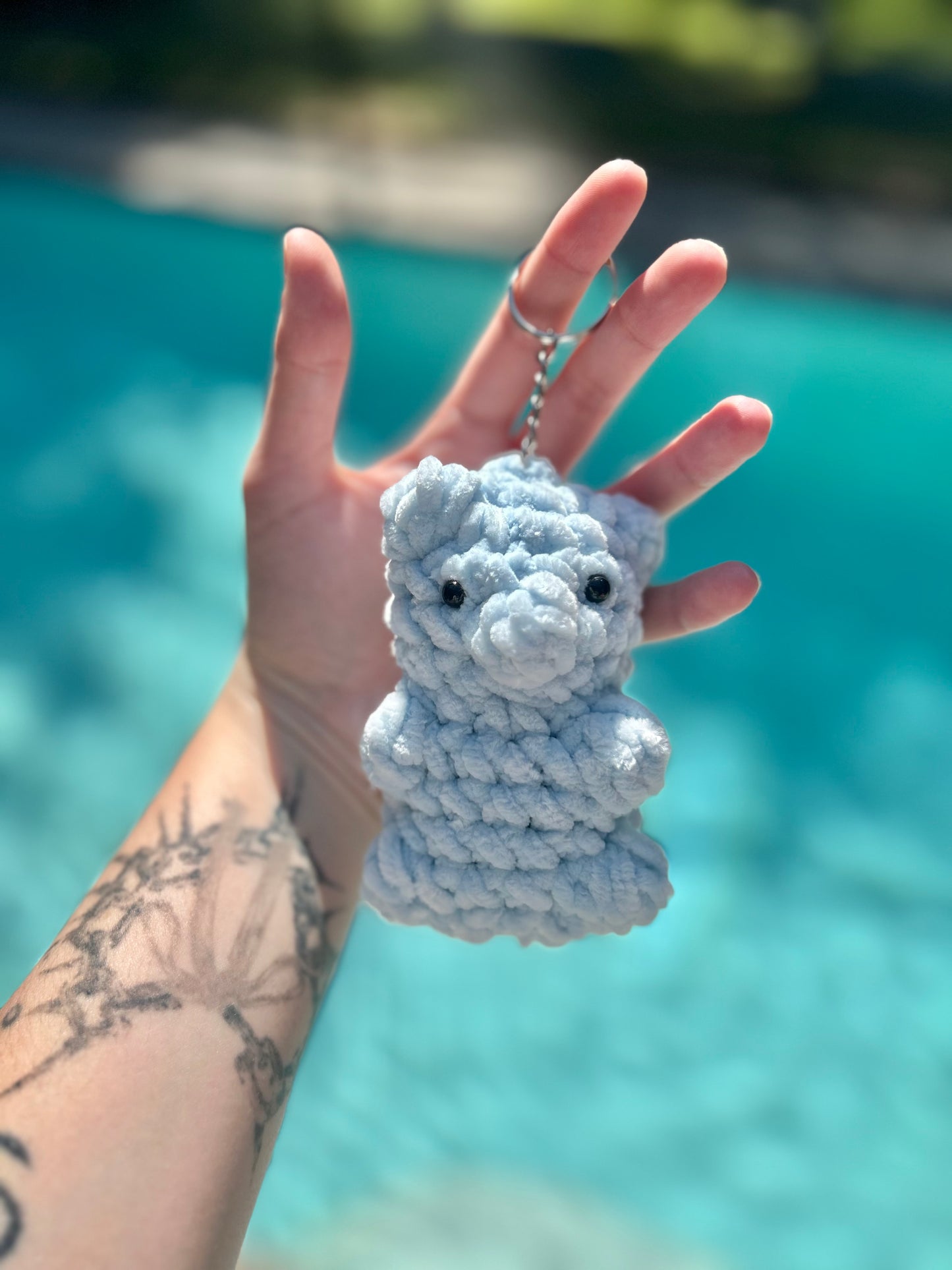 Gummy Bear Crochet Keychain