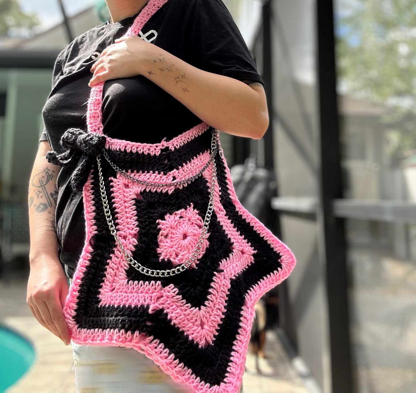 Crochet Star Bag