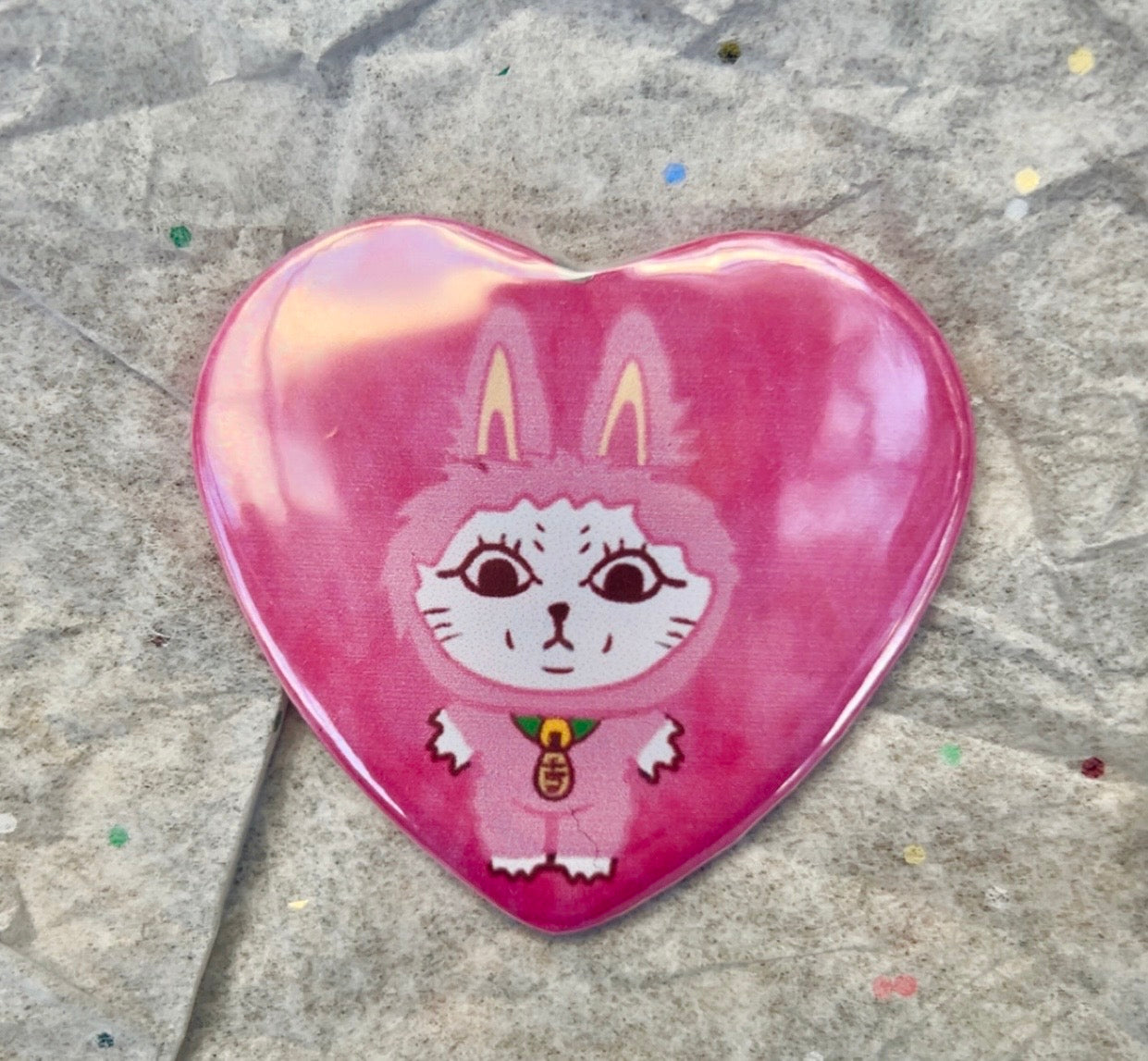 DDD Dandadan Heart Pin Button